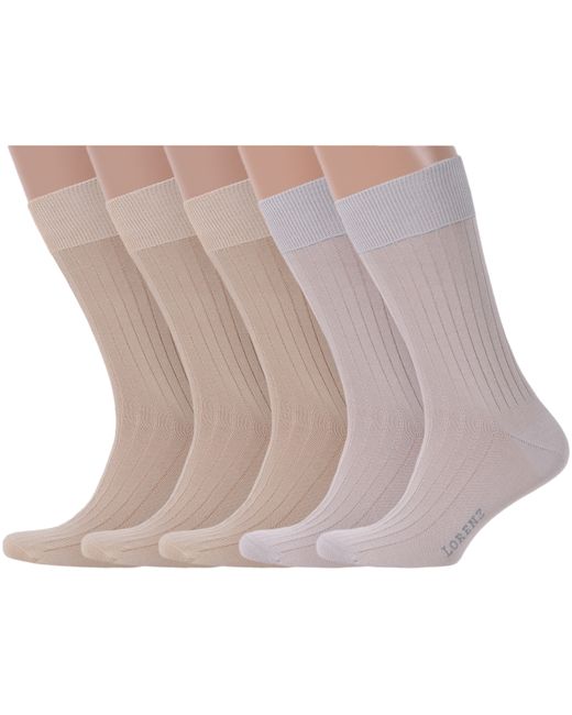 Lorenzline Комплект носков мужских 5-Е40 разноцветных 27