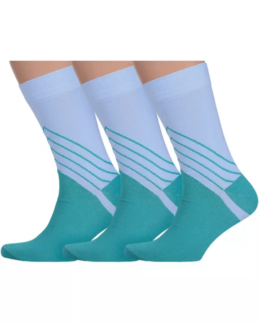 Нева-Сокс Комплект носков мужских 3-МН-НС разноцветных
