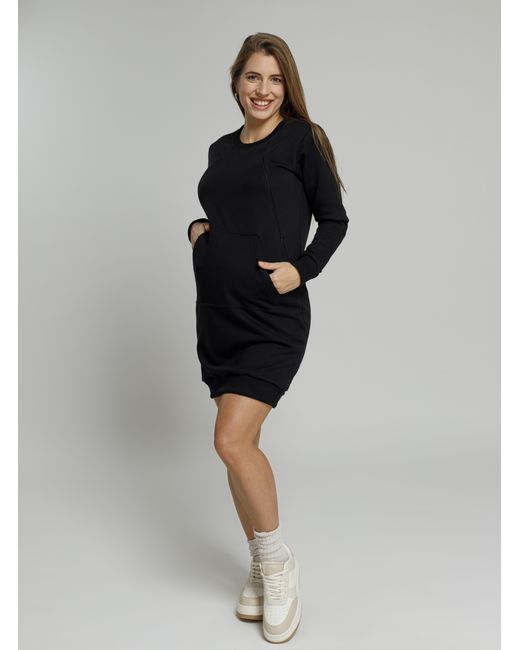 Tibba Clothes Платье для беременных T-001 черное