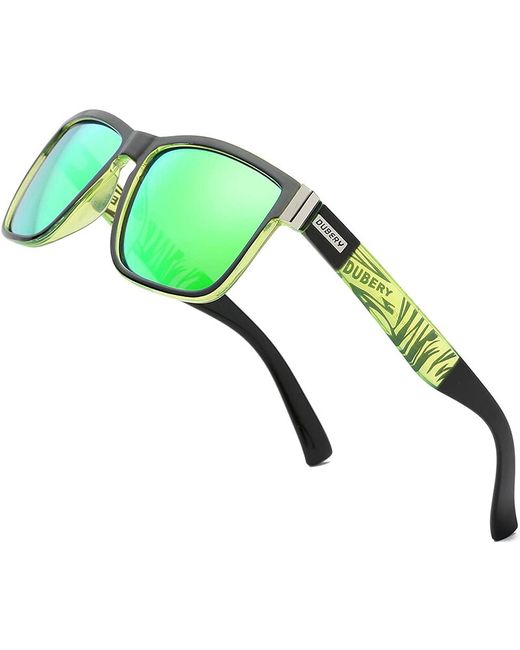 Dubery Sunglasses Солнцезащитные очки унисекс bandits зеленые/синие