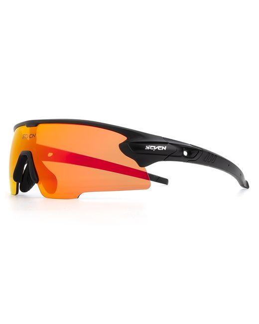 Scvcn Спортивные солнцезащитные очки SC-S2-3LENS оранжевые