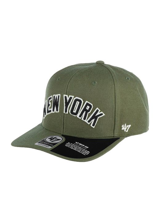 47 Brand Бейсболка унисекс B-CHLDP17WBP New York Yankees MLB зеленая