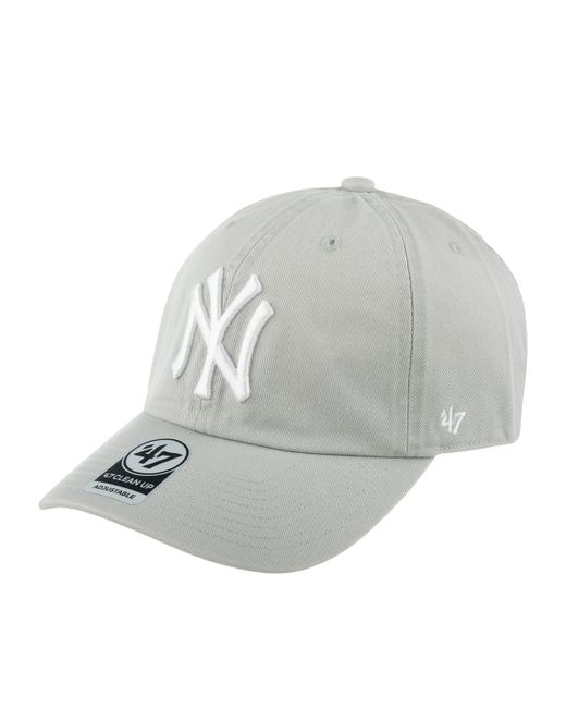 47 Brand Бейсболка унисекс B-RGW17GWS-GY New York Yankees MLB светло-