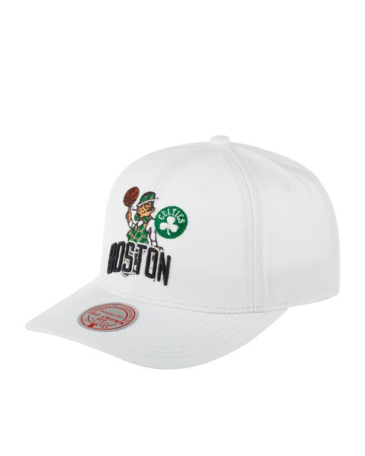 Mitchell&Ness Бейсболка унисекс Mitchell Ness HHSS5717-BCEYYPPPWHIT Boston Celtics NBA one