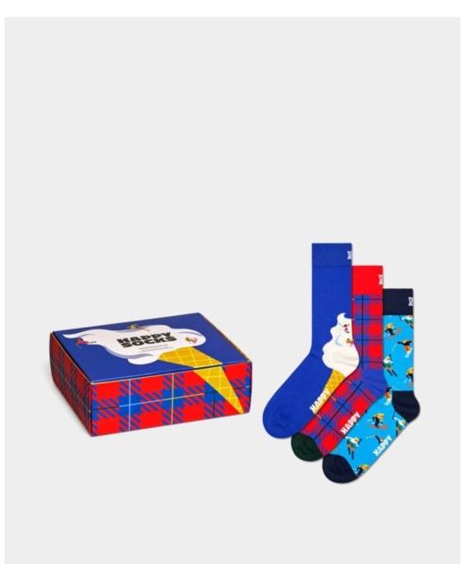 Happy Socks Комплект носков женских XDSK08 разноцветных 36-40 3 пары