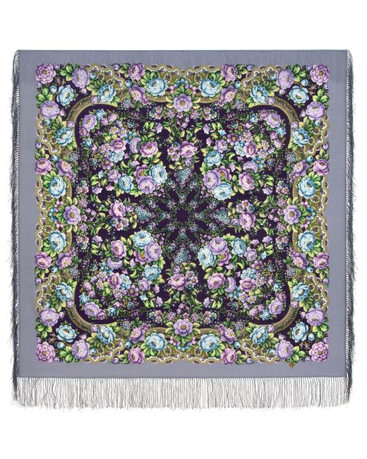 Павловопосадский платок Платок 2000 разноцветный