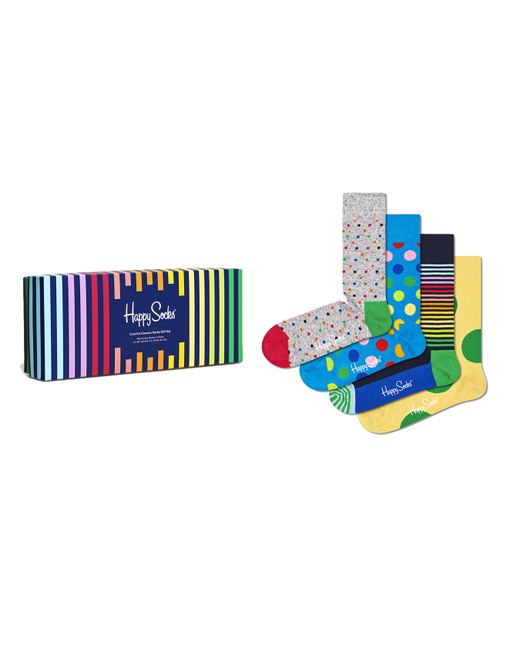 Happy Socks Комплект носков унисекс XCCS09 разноцветных 4 пары