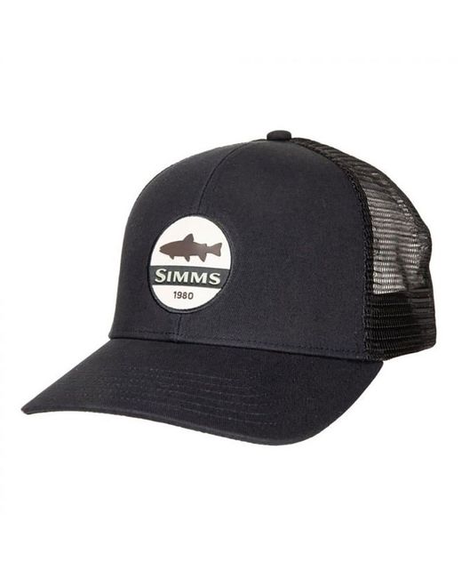 Simms Кепка Trout Patch Trucker black