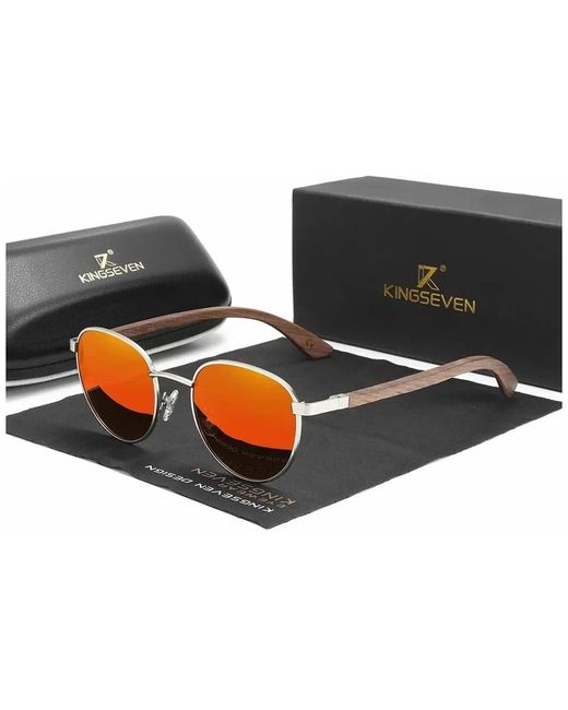 Kingseven Солнцезащитные очки унисекс оранжевые