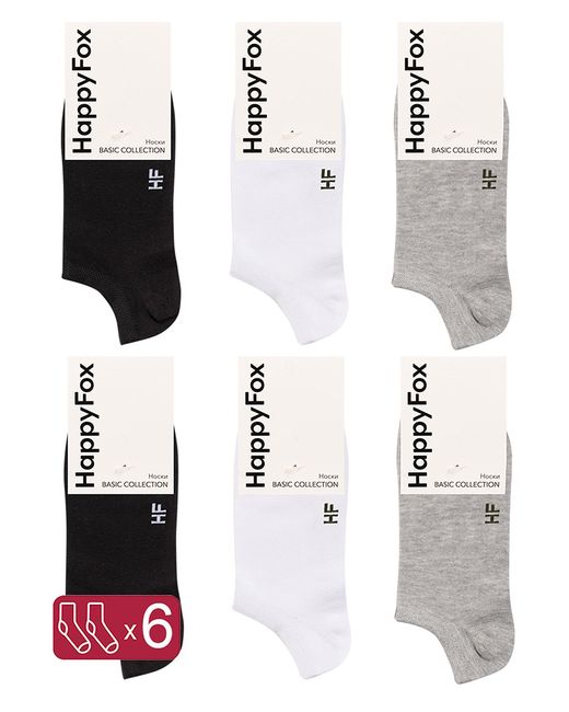 HappyFox Комплект носков мужских HFET6003NB разноцветных 6 пар