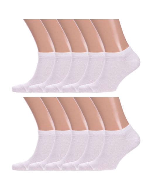 NosMag Комплект носков мужских 10-МК белых 10 пар