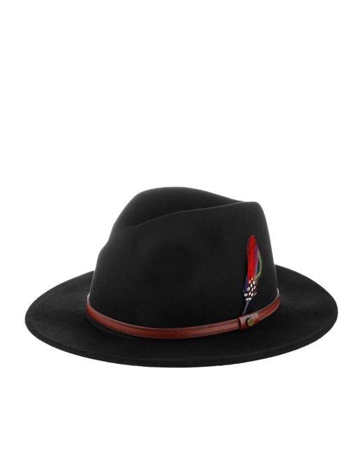 Stetson Шляпа унисекс 2598102 TRAVELLER черная р.