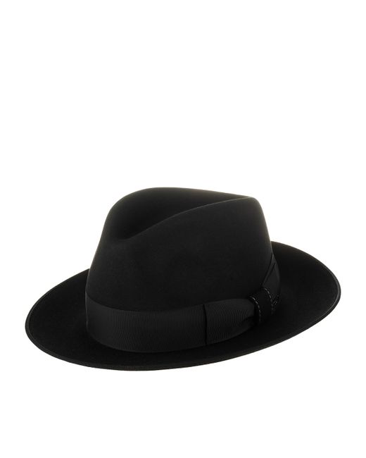 Stetson Шляпа унисекс 2118216 FEDORA FURFELT/BEAVER BLEND черная р.