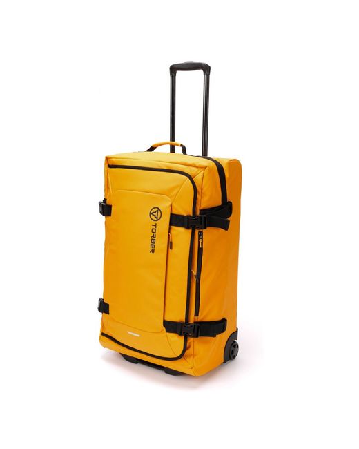 Torber Дорожная сумка унисекс MR-T1809 желтая 70х41х285 см