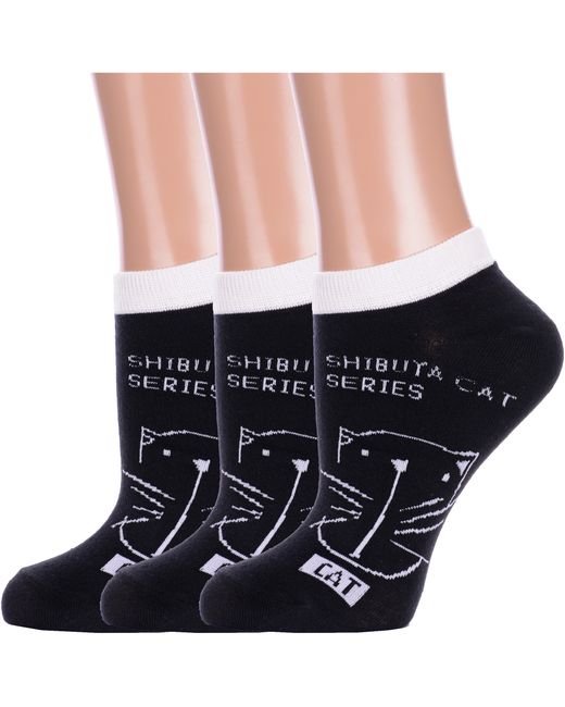 Hobby Line Комплект носков женских 3-Нжу507-4 черных 3 пары