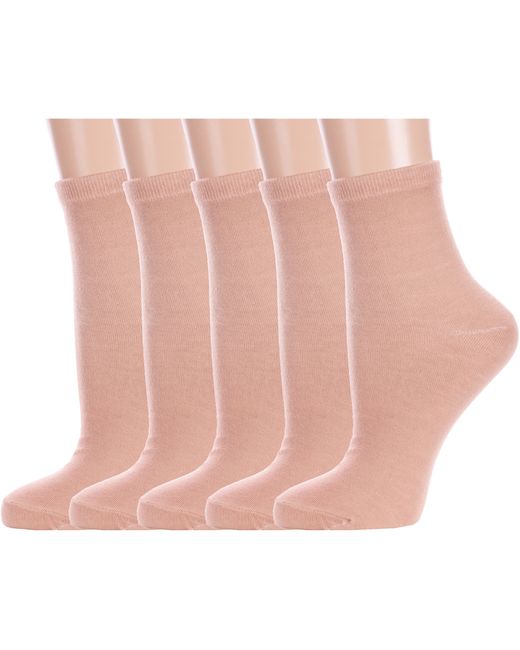 Hobby Line Комплект носков женских 5-Нжх339-19 коричневых 5 пар