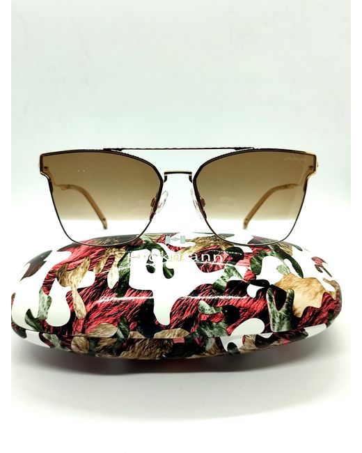Ana Hickman Солнцезащитные очки золотистые
