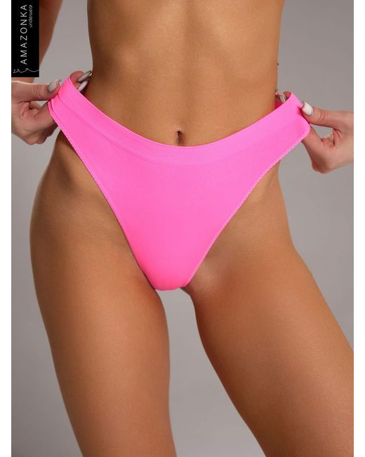 AMAZONKA underwear Комплект трусов женских Softy разноцветных 5 шт.