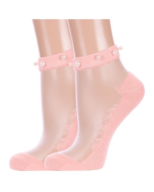 Hobby Line Комплект носков женских 2-нжсту2572-1 розовых 2 пары