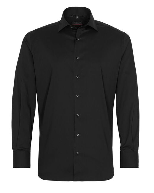 Eterna Рубашка 3377-39-E17K черная 41
