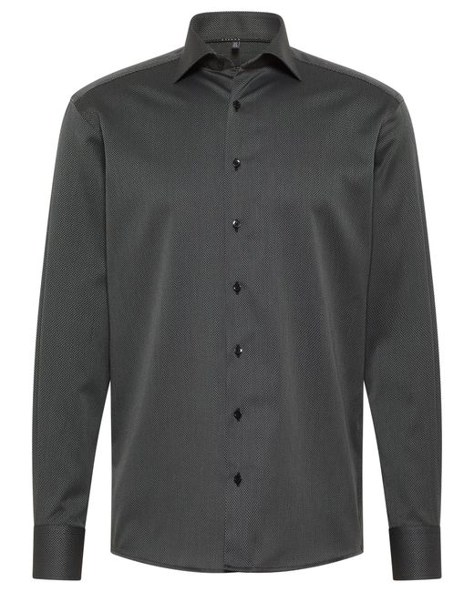 Eterna Рубашка 4086-39-X18K черная 43