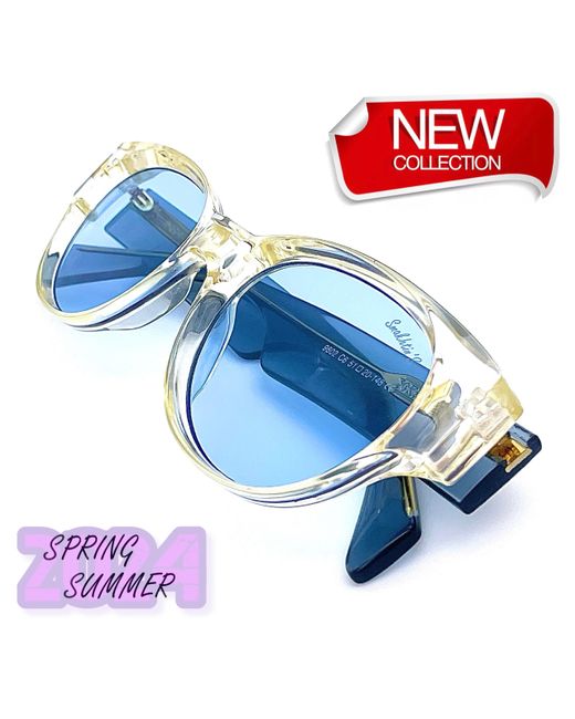 Smakhtin'S eyewear & accessories Солнцезащитные очки унисекс 9802 голубые