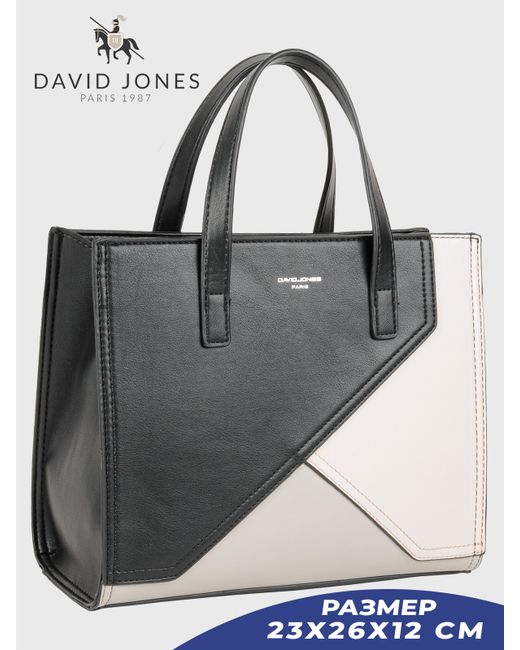 David Jones Сумка тоут 6972-CM-DD черный