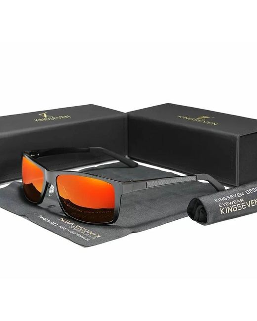 Kingseven Солнцезащитные очки унисекс N7021 оранжевые