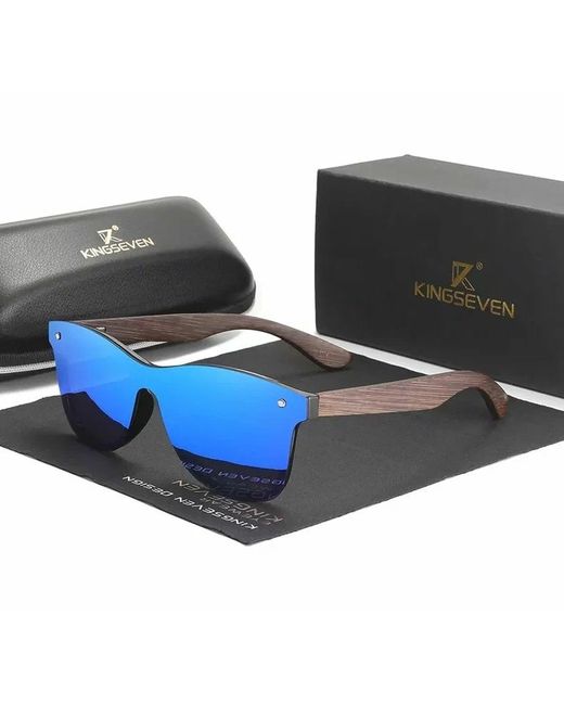Kingseven Солнцезащитные очки унисекс D-5504 blue