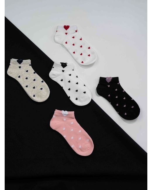 syltan Комплект носков женских короткие разноцветных 5 пар