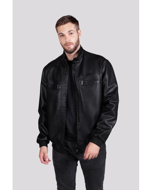 Ratska Кожаная куртка 809 черная 46 RU