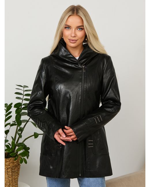 Ratska Кожаная куртка 772 черная 46 RU
