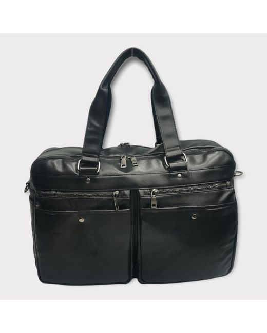 Capri Дорожная сумка унисекс STN-6616 черная 30x47x20 см