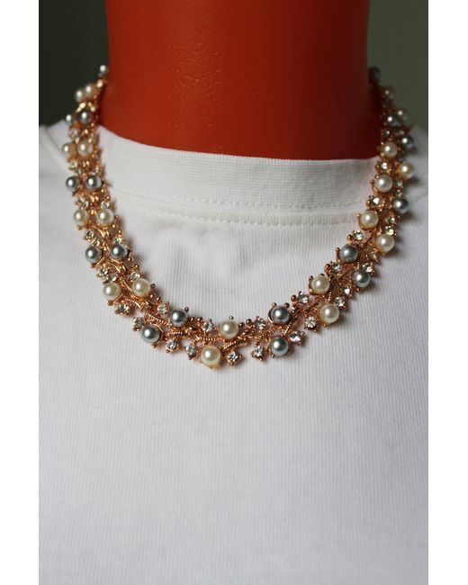 Fashion Jewerly Ожерелье из бижутерного сплава 45 см 142 пластик