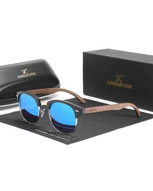 Kingseven Солнцезащитные очки унисекс W-5516 blue