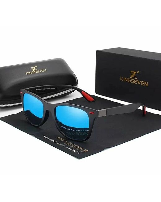 Kingseven Солнцезащитные очки унисекс N7366 blackblue