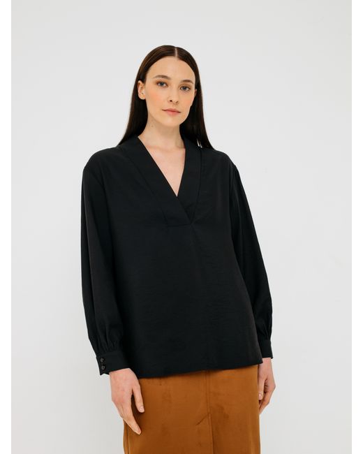 N.O.M.I Блуза B23050-100 черная