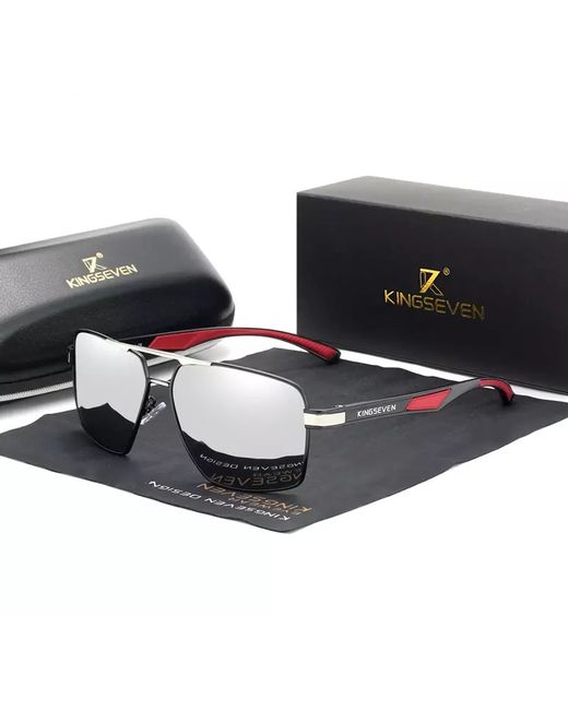 Kingseven Солнцезащитные очки унисекс N7719 mirrorsilver