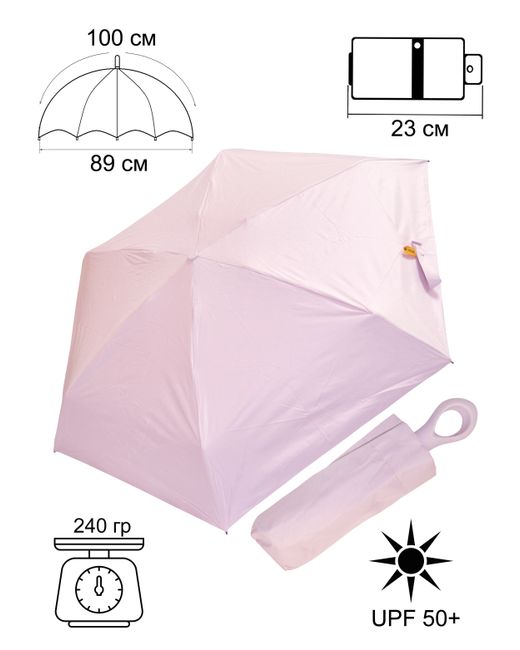 Ame Yoke Umbrella Зонт M50-5S розовый/черный
