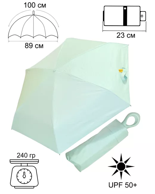Ame Yoke Umbrella Зонт M50-5S морская волна/черный