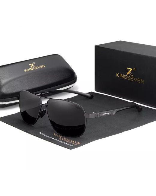 Kingseven Солнцезащитные очки унисекс N7188 черные
