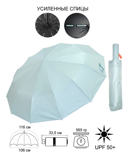 Ame Yoke Umbrella Зонт Ok-55-12DR голубой/черный
