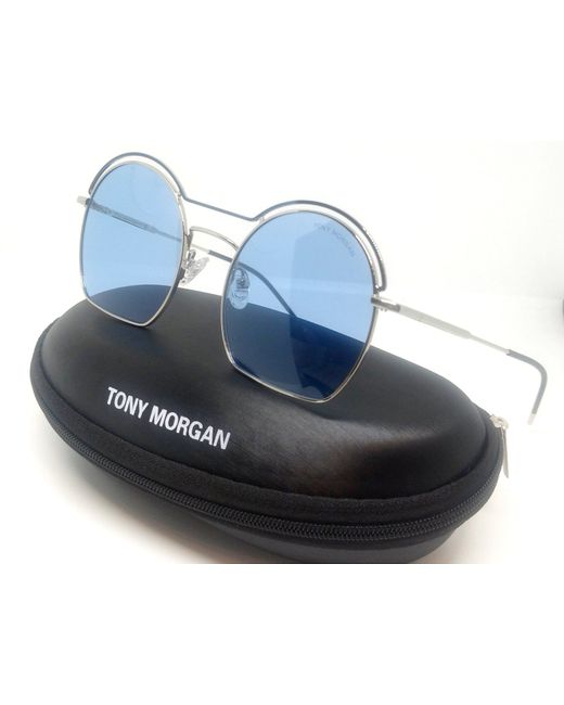 Tony Morgan Солнцезащитные очки 9713с1 голубые