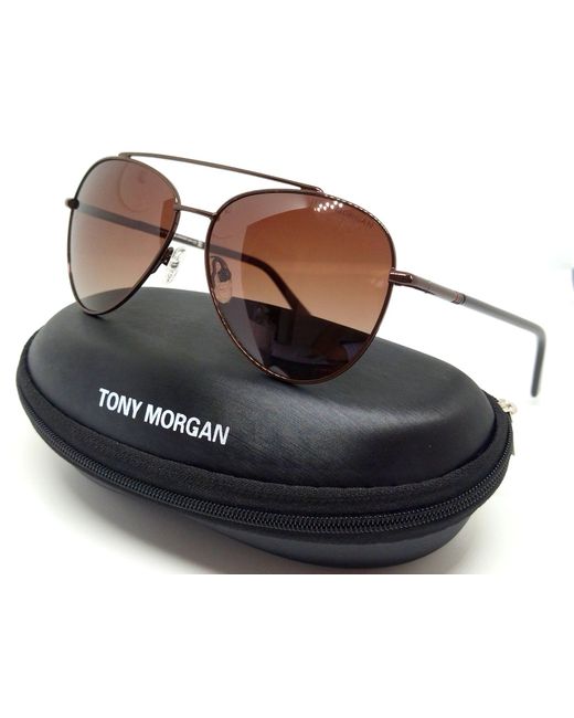 Tony Morgan Солнцезащитные очки унисекс 9603 коричневые