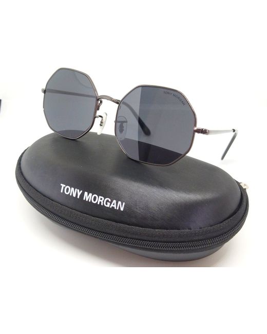 Tony Morgan Солнцезащитные очки унисекс 9809 черные/серые