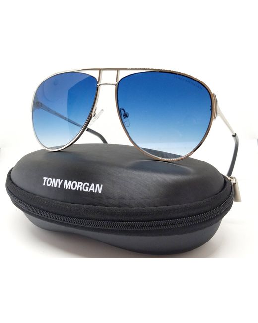 Tony Morgan Солнцезащитные очки унисекс 9807 синие