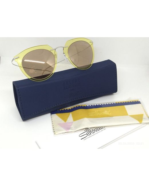 Silhouette Солнцезащитные очки унисекс 9909 серые/желтые
