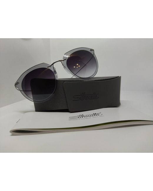 Silhouette Солнцезащитные очки унисекс 9909 серые