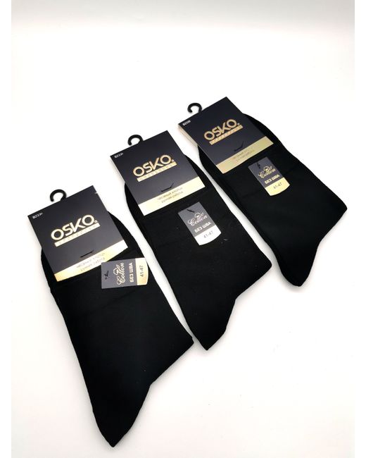 Osko Комплект носков мужских 2336 черных 3 пары