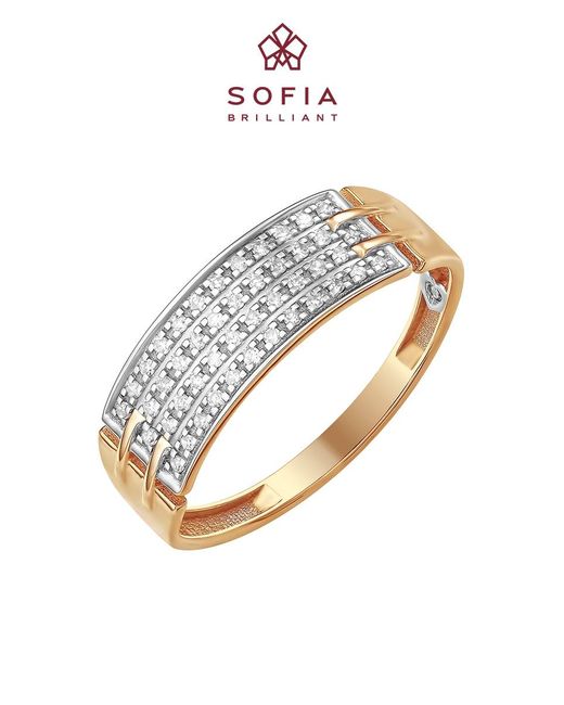 Sofia Brilliant Кольцо из золота р.155 113100486 бриллиант